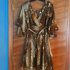 Venus Leopard Print Dress